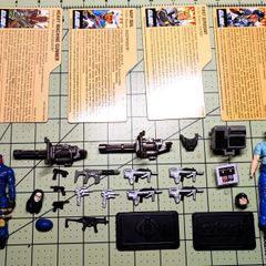 GI JOE 25th Anniversary parts and pieces lot