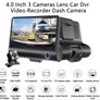 1080P Car DVR 4.3 inch Lens Dash Cam Front and Rear Video Recorder Camera G-sensor Image 9