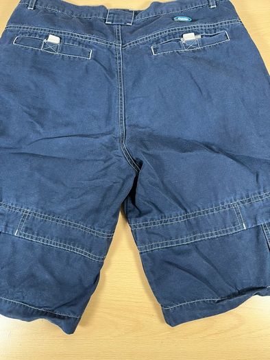 Vintage Quiksilver Surfwear Cargo Jean Shorts Mens Large Blue - Y2K