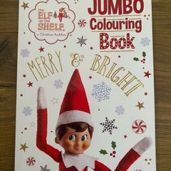 The Elf on the Shelf a Christmas tradition Jumbo Colouring Book