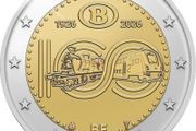 Belgium 2 Euro Commemorative Coin 2026 - National Railways. BU