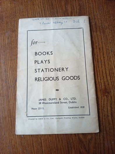 St. Patrick's Purgatory Lough Derg Impressions of a Pilgrim. Timoney, Joseph 1965