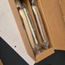 New Champagne Gold Yale Trojan Sparta external Lever/ Lever Door Handles Image 5