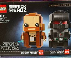 LEGO 40547 Star Wars Vader & Obi Wan Brickheadz