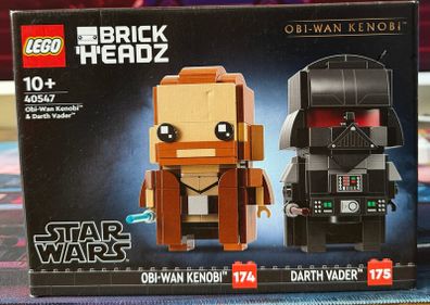 LEGO 40547 Star Wars Vader & Obi Wan Brickheadz