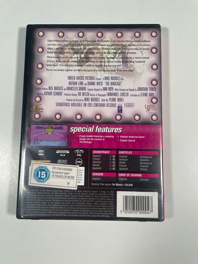 Dvd The birdcage robin Williams