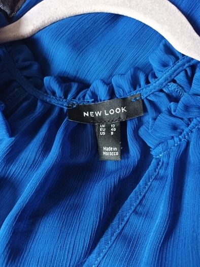 New Look Royal blue Dress with Underslip. S. 12.