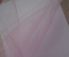 Pink Tulle/net fabric, Fabric, Sewing,crafts.