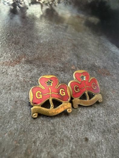 vintage Girl Guides "Land Ranger" promise badge