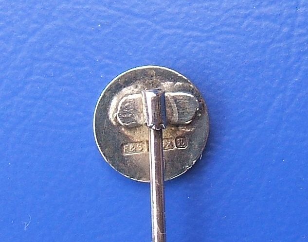 NATIONAL EXPRESS COACHES - 35 Years Long Service silver pin badge (fully hallmarked for 1982). A scarce badge.