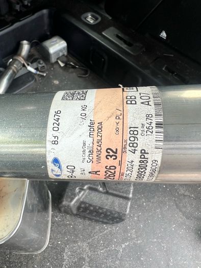 exhaust Pipe for VW Audi etc brand new original