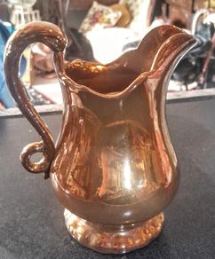 Antique lustre pitcher