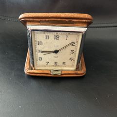 Vintage travel clock