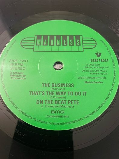 Madness - Baggy Trousers - RSD 2022 Limited Edition 12" Vinyl EP - BMG Records