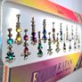 BEST QUALITY Bindi x17 stickers Crystal Diamante Indian Bellydance Tattoo gold, silver or mixed colour Image 2