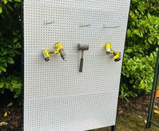 Extra Large Garage Tools Tidy Peg Board Stand Unit