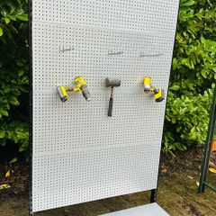 Extra Large Garage Tools Tidy Peg Board Stand Unit