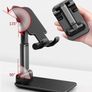 New Universal Metal Desk Folding Telescopic Phone Tablet Bracket Stand #1076 Image 7