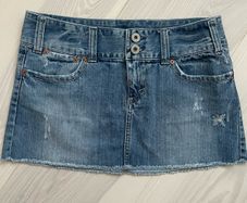American Eagle mini denim skirt