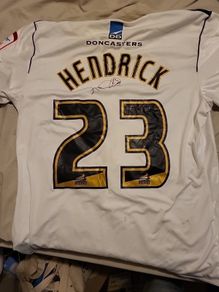 Match Worn Jeff Hendrick Derby County shirt