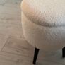 Teddy stool with storage + two teddy pillows to match Image 2