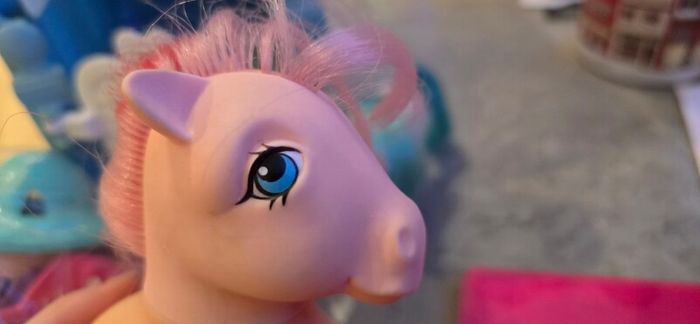 Pretty Parlour 1982 Complete (no box) with Peachy and Twinkles the Cat MLP G1 My Little Pony Accessories Playset