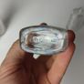 308 - Set of 4 Vintage Decorative Ribbed Collectible Clear Glass Bottles Image 10