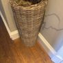 Very tall rattan planter with contorted willow Image 5