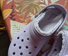 fur lined crocs