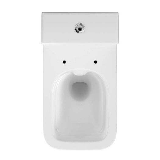 Cersanit Compact Toilet Back to Wall, Rectangular