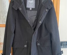 Men's Medium/Large Vintage Black Diesel Jacket/Coat with hood