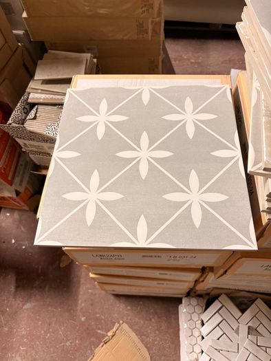 Laura Ashley Wicker Steel 30x30 Porcelain Tiles