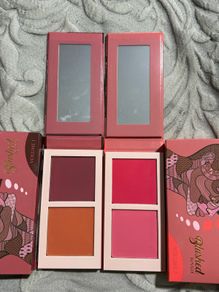 Juvias blush palettes in volume 5 and 1 new super pigmented