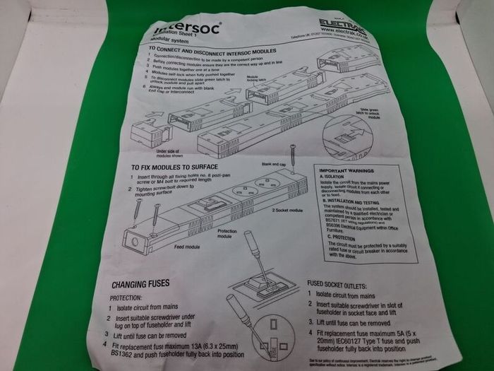 Postage - Electrak IAB003A , 13A to 16A Feed Module Extension