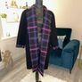 Ladies Black Coat with Tartan inside from Gm Globus. Size UK 14 / EU 42 Image 4