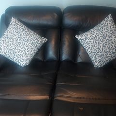 2 seater leather recliner