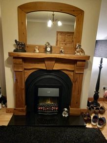Fire Place, Mirror & Hearth