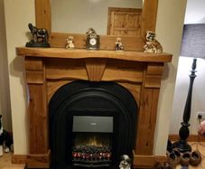 Fire Place, Mirror & Hearth