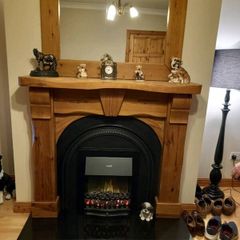 Fire Place, Mirror & Hearth