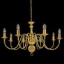 Chandelier Golden 8 x E14 Bulbs Image 3