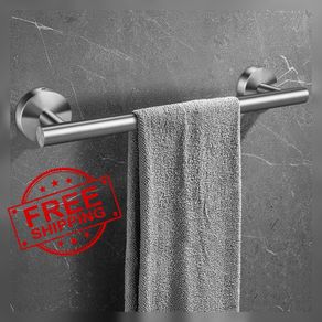 NEW SALE | Towel Rail Stainless Steel Towel Holder Bath Towel Holder Towel Rail 12 Inches Silver