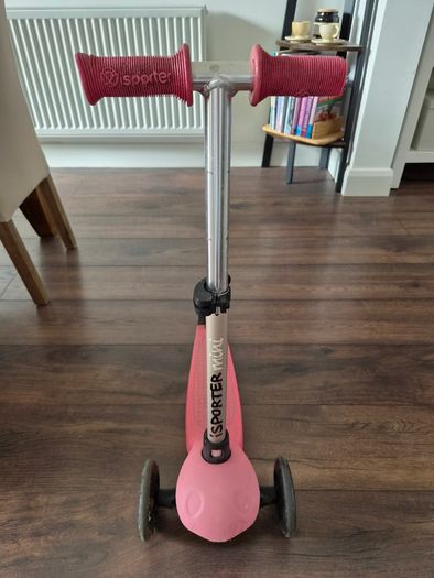 Scooter - iSporter Mini - 3 Wheel Scooter - Pink - RGB Wheels