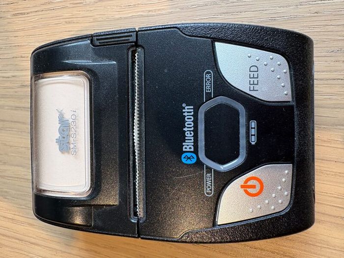 Star SM-S230i Mobile Receipt Printer, Untested