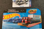 Hot Wheels Optimus prime Trans Formers set