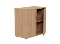 main image for ad Lockable Bookcase H770mm - 2 Levels - Beech