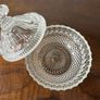 Vintage Pressed Glass Lidded Candy / Bonbon Dish Image 5