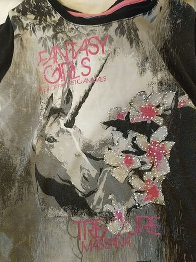 girls pyjamas with unicorn print