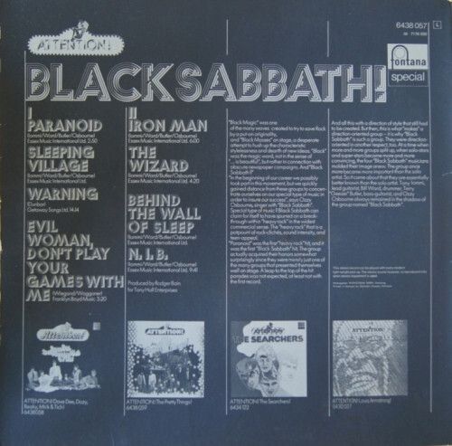 Black Sabbath  Attention! Black Sabbath!