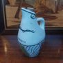 Stunning and Very Rare Vintage Mid-Century Italian Bird-Shaped Ceramic Vinegar Bottle by Domenico Pucci Ceramiche, Umbertide, Italy, Circa 1950s Image 3