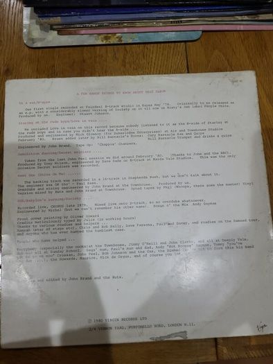 The Ruts Grin and Bear It LP